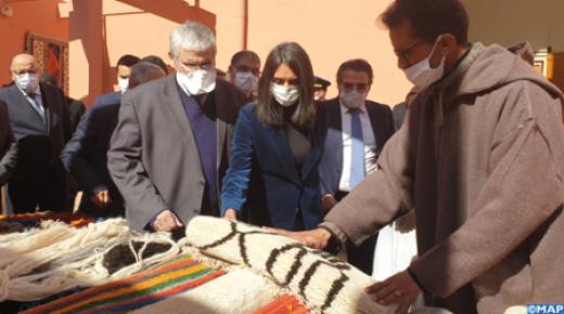 وزيرة السياحة تتفقد مؤسسات للصناعة التقليدية بإقليم ورزازات