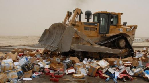 حجز وإتلاف مواد ومنتوجات غذائية غير صالحة للاستهلاك بوارزازات