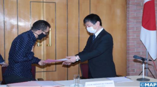 توقيع عقدي هبة بين سفارة اليابان وجمعيتين مغربيتين بشأن مشاريع للتنمية المحلية بالرباط