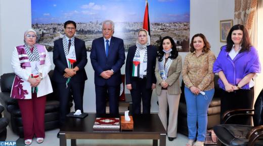 مجموعة الصداقة والتعاون المغربية الفلسطينية بمجلس المستشارين تجدد تضامنها الثابت مع القضية الفلسطينية