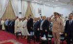 السيد إسماعيل أبو الحقوق ،عامل عمالة إنزكان أيت ملول، يترأس مراسيم حفل الإنصات للخطاب الملكي السامي بمناسبة عيد العرش المجيد