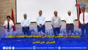 تصريحات على هامش الندوة التي نظمتها الهيئة المغربية لحقوق الإنسان- فرع أكادير