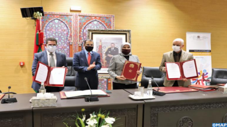 التوقيع على اتفاقيتين للشراكة في مجال النهوض بحقوق الأشخاص في وضعية إعاقة بين عدد من القطاعات بالرباط