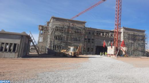 نسبة تقدم الأشغال بمشروع القرية المندمجة للصناعة التقليدية بكلميم تصل الى 65 في المائة