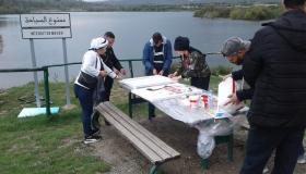 مشاركوا ملتقى عرب ارث في دورته الثانية يتنافسون في جو طبيعي ببحيرة بودروة ضواحي وزان.