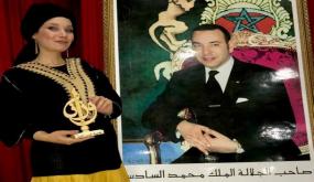 مي عماد المصرية الفنانة العصامية تصنع الحدث بوزان المغربية.