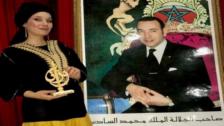 مي عماد المصرية الفنانة العصامية تصنع الحدث بوزان المغربية.