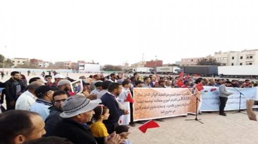 ساكنة تكاديرت بالدراركة تنتفض أمام صمت المسؤولين إتجاه مطالبهم