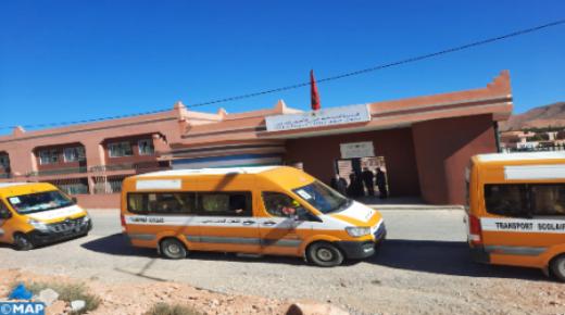 النقل المدرسي بإقليم كلميم .. تجربة نموذجية في محاربة الهدر المدرسي بالوسط القروي