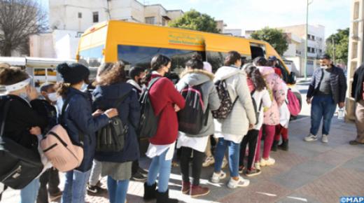 تعزيز النقل المدرسي في صفرو أعطى زخما لتمدرس الفتاة القروية من تمويل التنمية البشرية