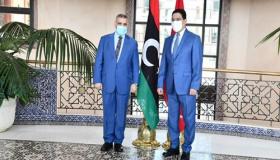 ناصر بوريطة يجري مباحثات مع كل من عقيلة صالح وخالد المشري