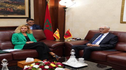 رئيس مجلس النواب يتباحث مع رئيسة مجلس النواب الإسباني