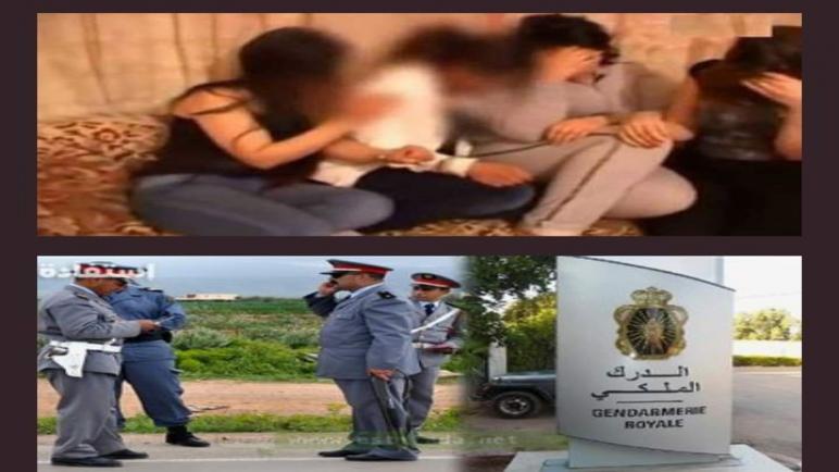 مداهمات وكر “الدعارة” وإلقاء القبض على مسيرته من طرف عناصر الدرك الملكي بمركز مجاط