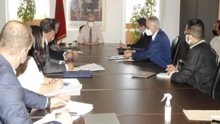قسي لحلو يستقبل وفد تجاري عن السفارة الأمريكية في الرباط
