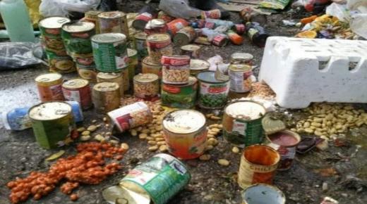 اكتشاف أطنان المواد الغذائية الفاسدة الموجهة للإستهلاك بوجدة
