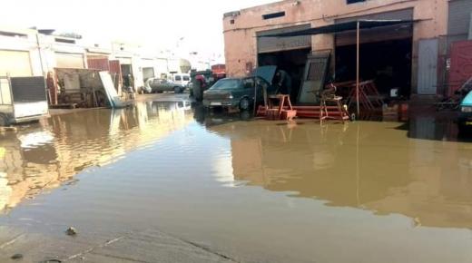 قطرات من الأمطار “تغرق” الحي الصناعي ببيوكرى