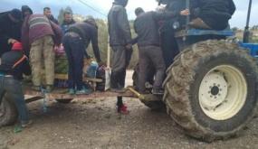 نقل ميتة في جرار بتاونات يثير رواد مواقع التواصل