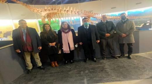 وزيرة التضامن والادماج الاجتماعي والأسرة في زيارة لمتحف وجيوبارك مكون بمدينة ازيلال