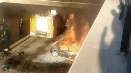 حادثة سير خطيرة تتسبب في احتراق سيارة بطنجة ووفاة من بداخلها بشكل مأساوي