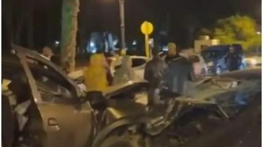 موكب عرس يتعرض لحادث سير مروع يخلف قتيلا ومصابين بجروح خطرة