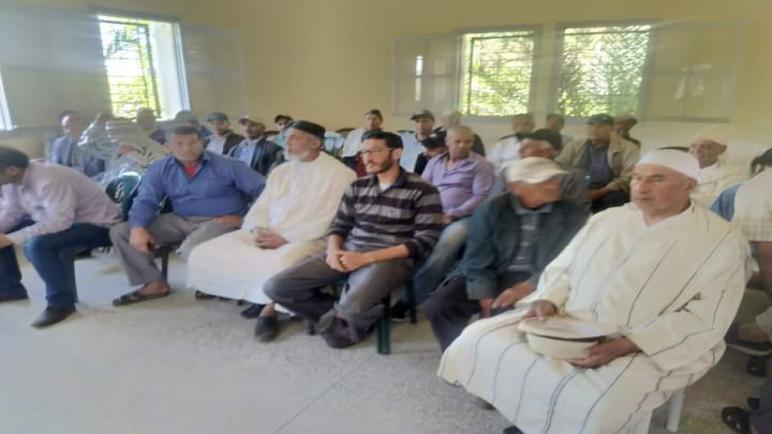 تحيين لوائح الجماعة السلالية محور اجتماع ممثلي مجلس الوصاية المركزي بوزارة الداخلية ونواب الجماعات السلالية للدائرة الترابية لالة ميمونة