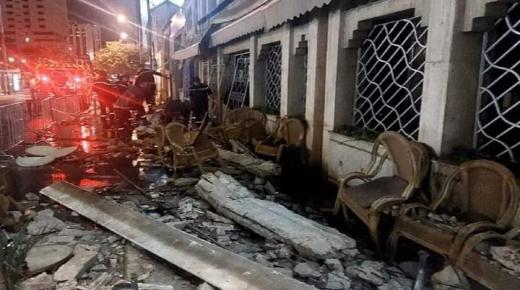 توقيف صاحب المقهى المنهارة في الدار البيضاء.. بناية متهالكة وإهمال