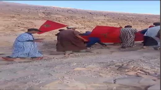 ساكنة المغرب العميق بدوار “لمدينة” إسافن إقليم طاطا تنتفض ضد الاقصاء و تطالب بفك العزلة