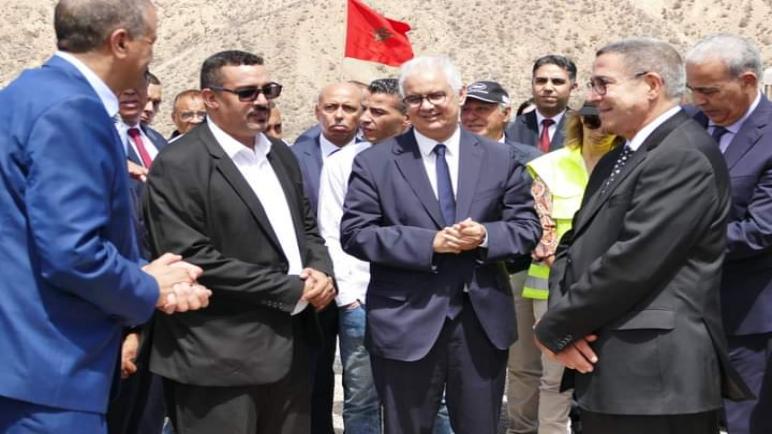 وزير الفلاحة والصيد البحري في زيارة لسد تامري ضواحي أكادير