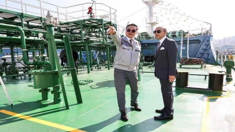 كوريا الجنوبية تسلم المغرب سفينة الشحن العملاقة “شالة”