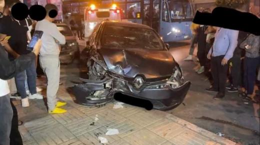 طنجة.. مطاردة سيارة قطاع الطرق تنتهي بحادثة سير بحي الإدريسية