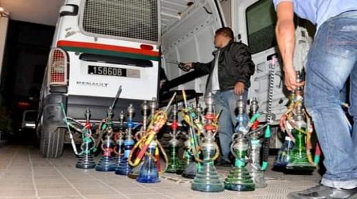 السلطات المحلية والأمنية تشن حملة على مقاهي الشيشة باكادير