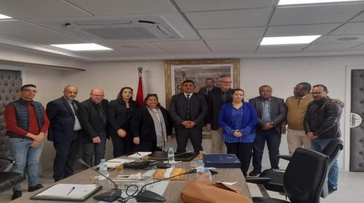 لقاء بين مدير التعاون الوطني السيد خطار المجاهدي وفاعلين جمعويين أجانب