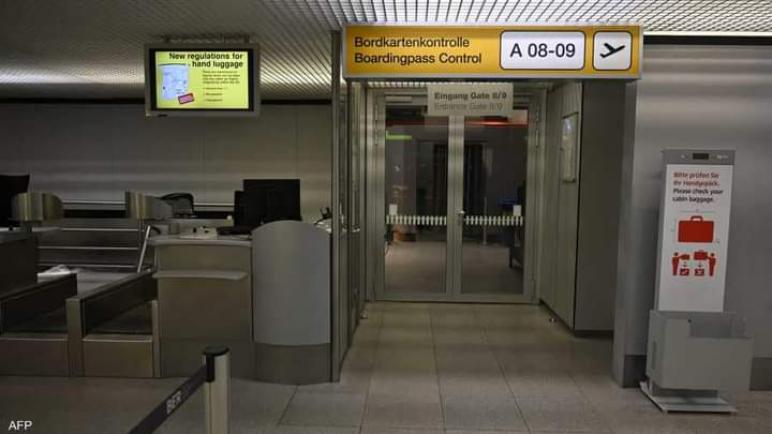 مطار برلين يلغي جميع رحلات المغادرة يوم الاثنين بسبب إضراب