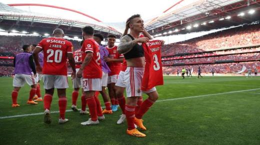 بطولة البرتغال لكرة القدم .. بنفيكا يتوج بطلا للمرة الـ 38 في تاريخه