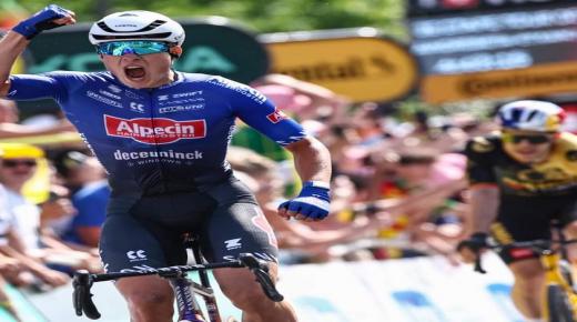 طواف فرنسا للدراجات الهوائية.. البلجيكي فيليبسن بطل المرحلة الثالثة والبريطاني ييتس يحتفظ بالقميص الأصفر