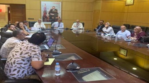 الجنة الوزارية لاعداد التراب الوطني وسياسة المدينة تحل بمؤسسة العمران بمراكش