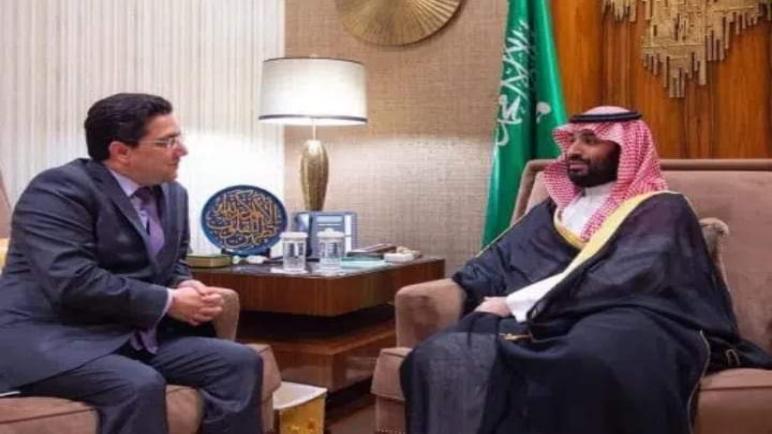 بوريطة يسلم ولي عهد السعودية رسالة خطية من الملك محمد السادس