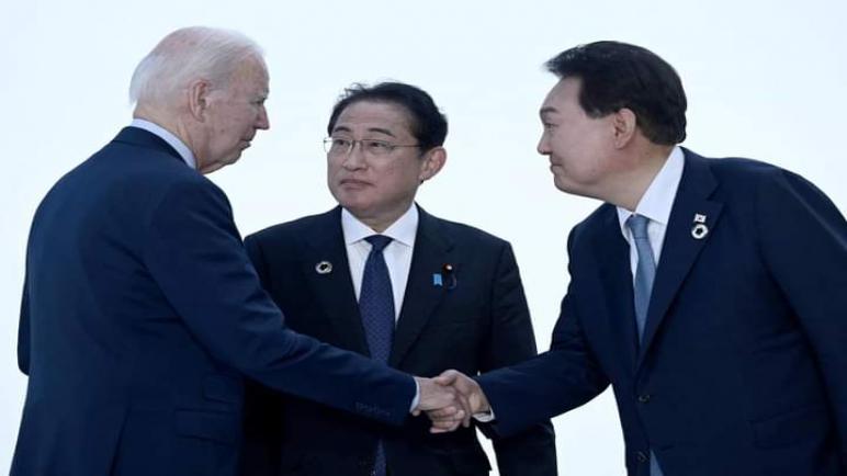 الرئيس الأمريكي يستضيف أول قمة ثلاثية مع اليابان وكوريا الجنوبية في كامب ديفيد الجمعة المقبل