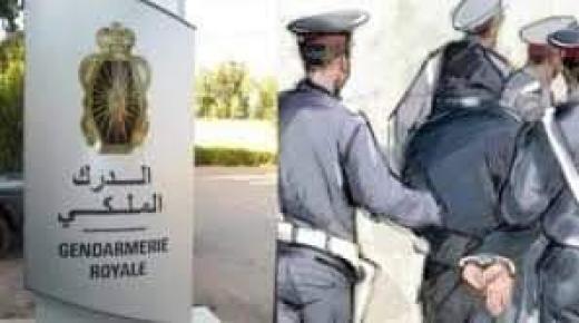 سلسة اعتقالات ضمن حملة تطهيرية تشنها عناصر الدرك الملكي بلالة ميمونة