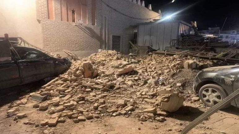 زلزال الحوز : 632 حالة وفاة و 329 اصابة 51 منهم في حالة حرجة