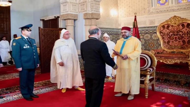 الملك محمد السادس يستقبل سفراء أجانب ويستقبل أوراق اعتمادهم بالرباط
