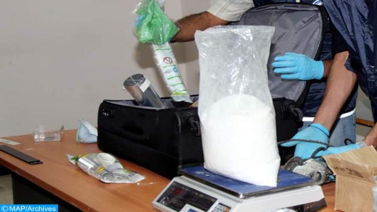 إحباط عملية للتهريب الدولي لشحنة كبيرة من المخدرات القوية وحجز أزيد من 362,9 كلغ من مخدر الكوكايين
