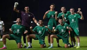 الأسود”يجرون أولى حصة تدريبية بعد التأهل