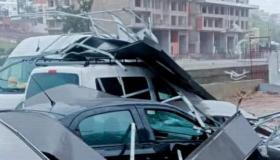 مصرع شابة إثر انهيار واجهة عمارة جراء الرياح القوية بطنجة