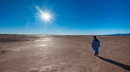 موجة حر ورياح مع الغبار في المغرب