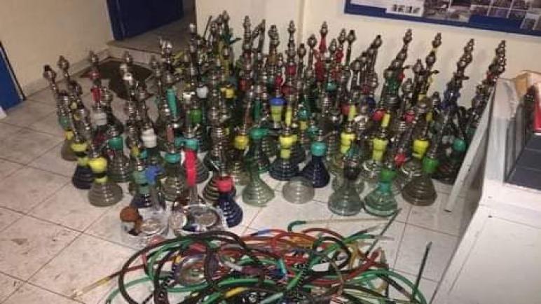 السلطات الأمنية تصادر 1200 قنينة شيشة باكادير