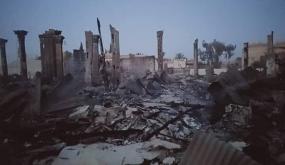 اندلاع حريق في متحف السينما بورزازات و الاسباب مجهولة الى حدوث هذه اللحظة