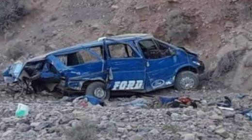 حادثة سير تسجل 5 وفيات و 4 مصابين في حالة حرجة نواحي تارودانت