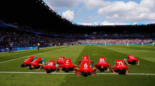 تأهل المنتخب المغربي الاولمبي الى النصف النهائي