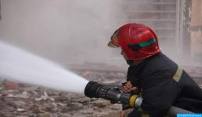 إندلاع حريق بفضاء خارجي للتخزين بمنطقة العصام بالقنيطرة